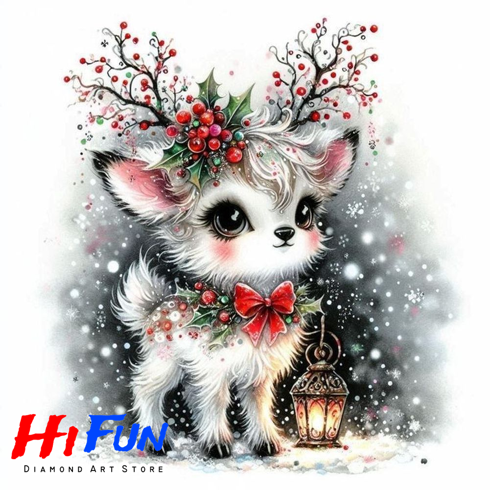 Embroidery Xmas Decorations - Full Drill Diamond Embroidery Painting Cross