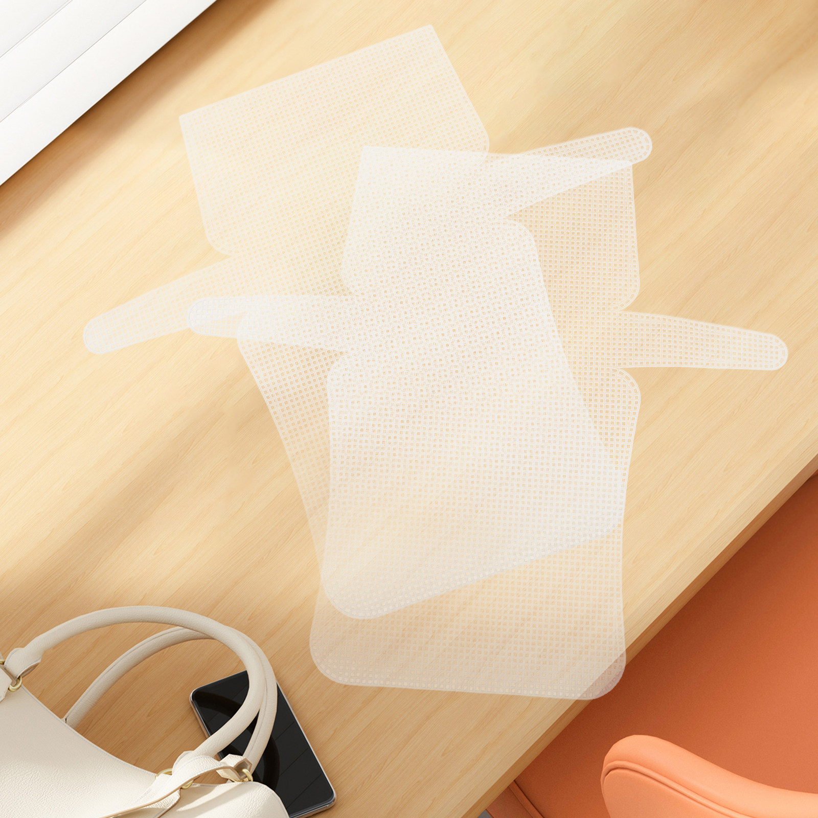 Embroidery Sheet - 4Pcs Plastic Mesh Canvas Sheets Blank