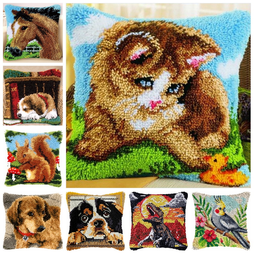 Embroidery Sheet - Cat Series Latch Hook Kit Mats