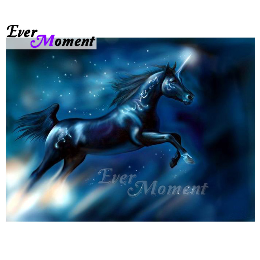 Embroidery Unicorn - Ever Moment Diamond Painting 5D DIY
