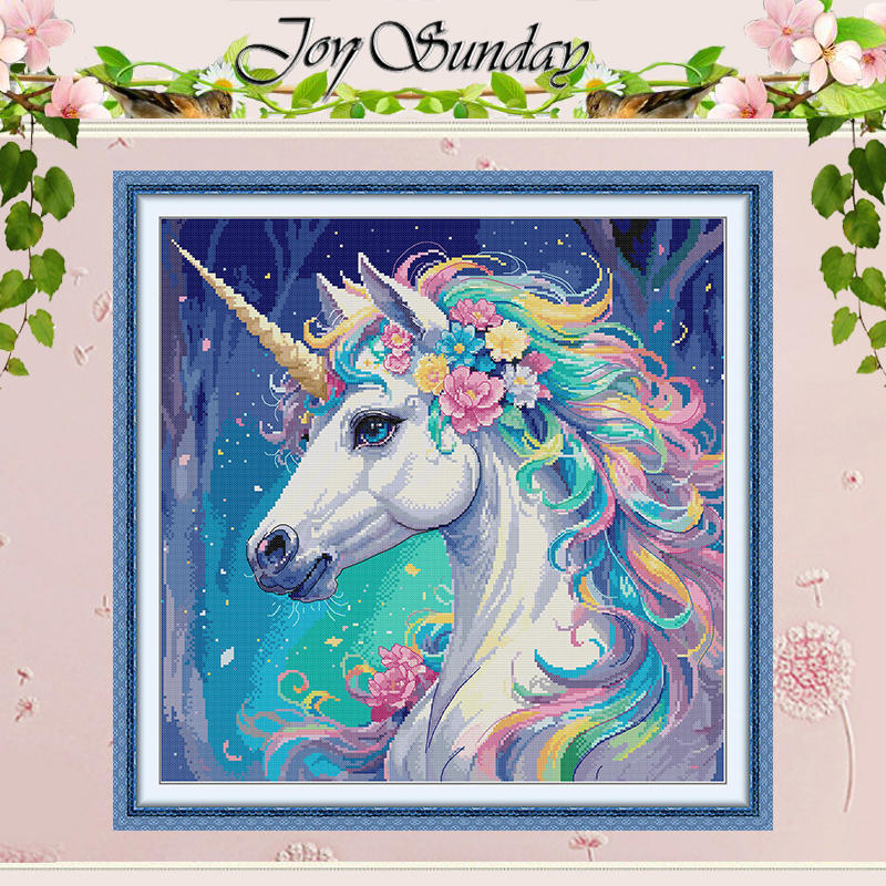 Embroidery Unicorn - Unicorn Animals Patterns Counted Cross Stitch