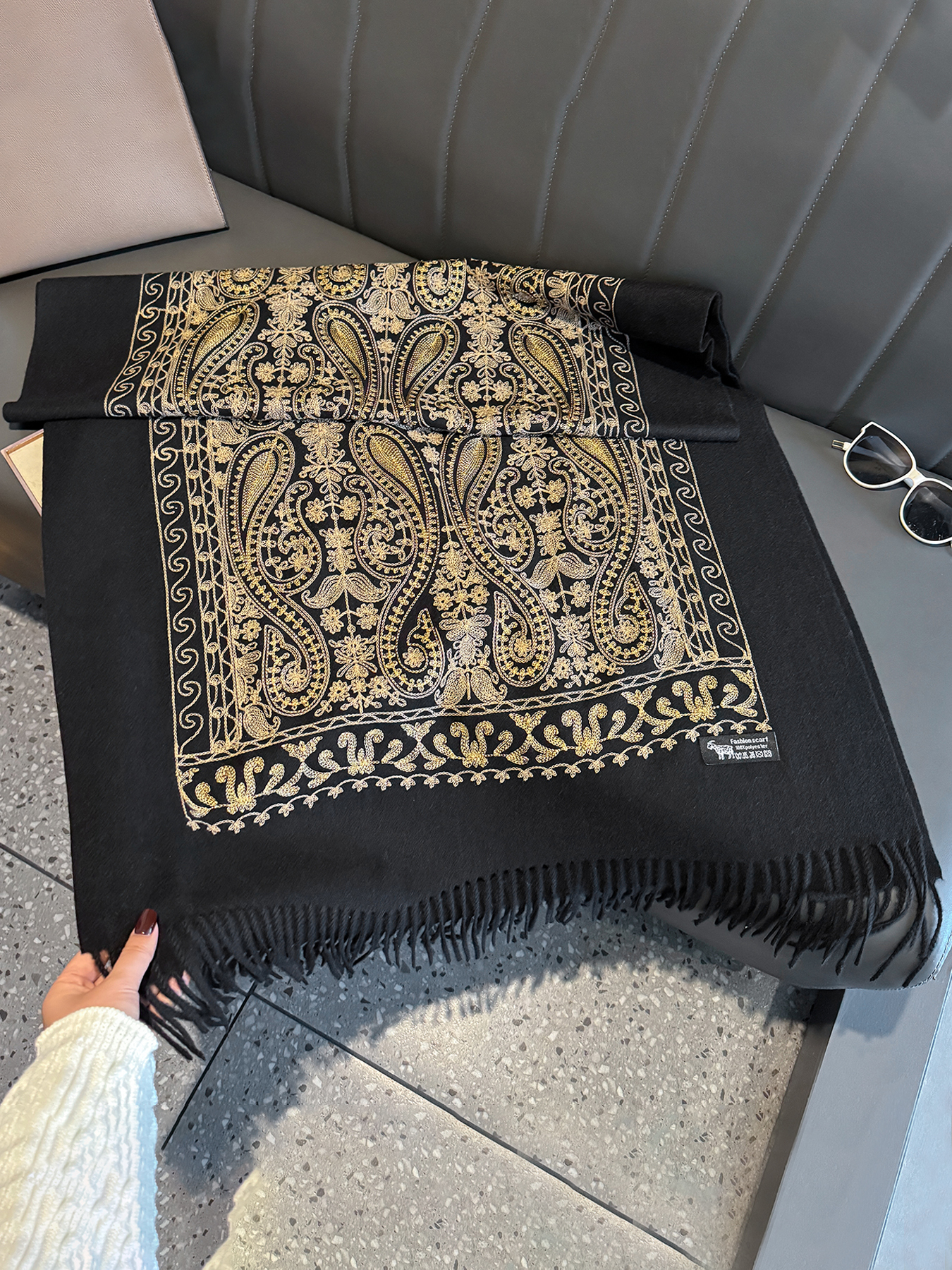 Luxury Thick Warm Paisley Pash – Embroidery Pashmina recenzja i cena