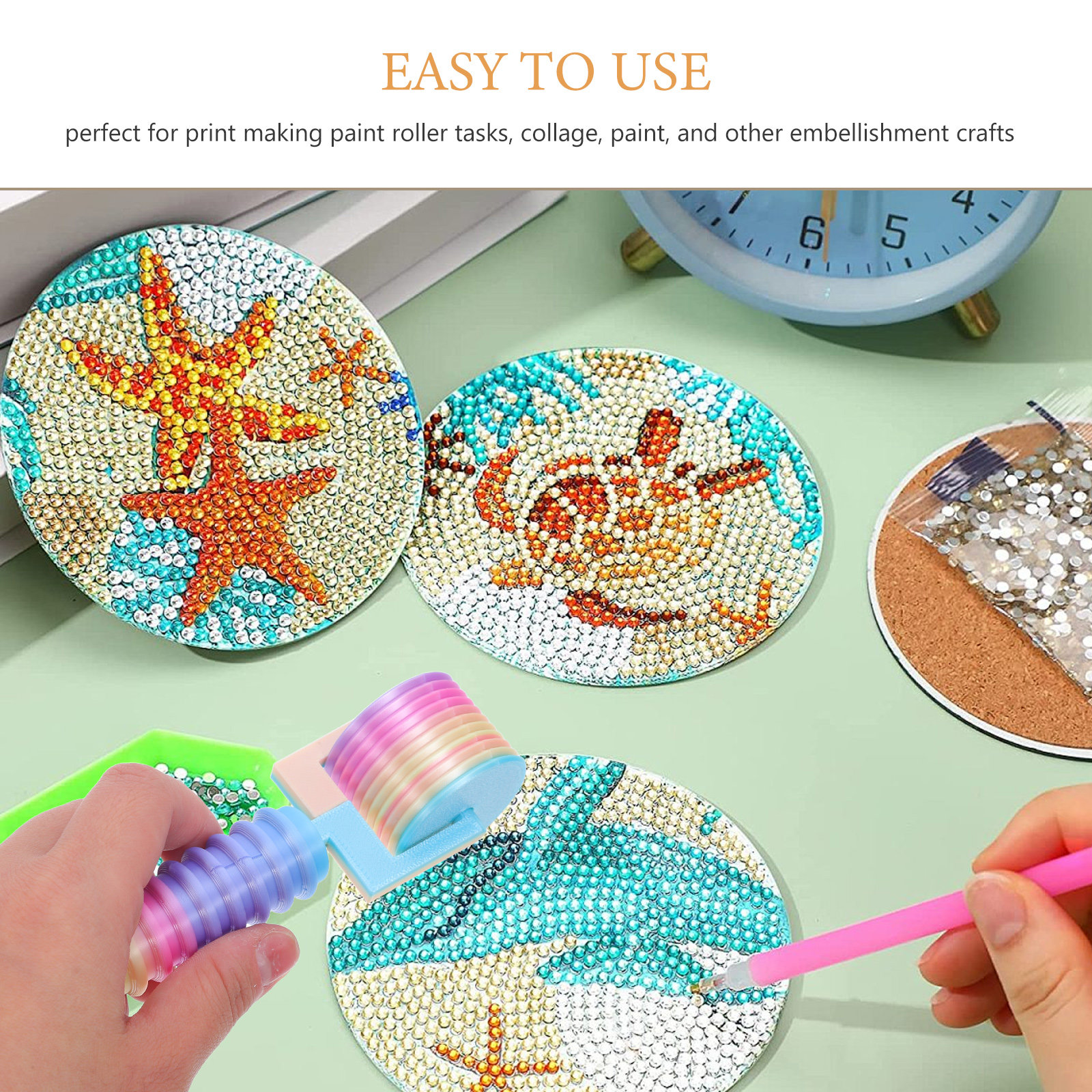 2Pcs Rhinestone Painting Rolle – Embroidery Art recenzja i cena