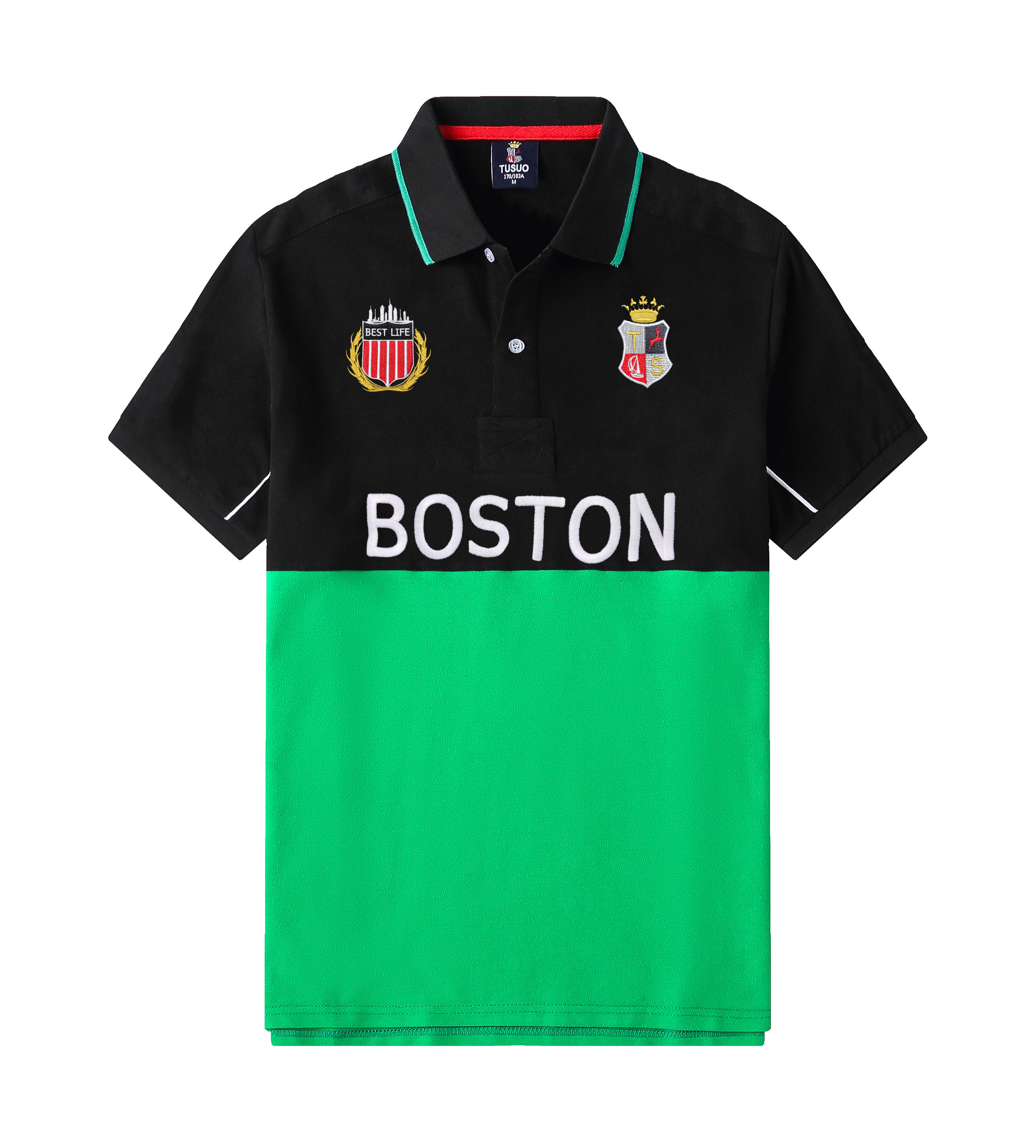 Men's Polo Shirt Classic Switz – Embroidery Cotton Shirt recenzja i cena