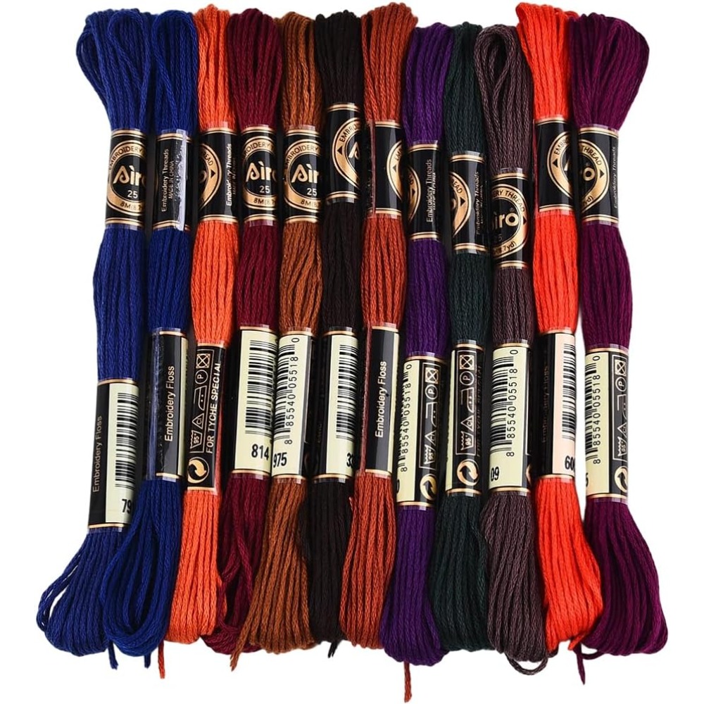 12 Skeins 6 Strands Hand Varie – Embroidery Gradient recenzja i cena