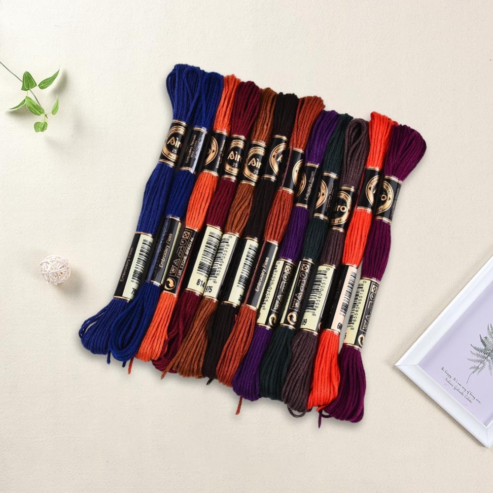 12 Skeins 6 Strands Hand Varie – Embroidery Gradient recenzja i cena