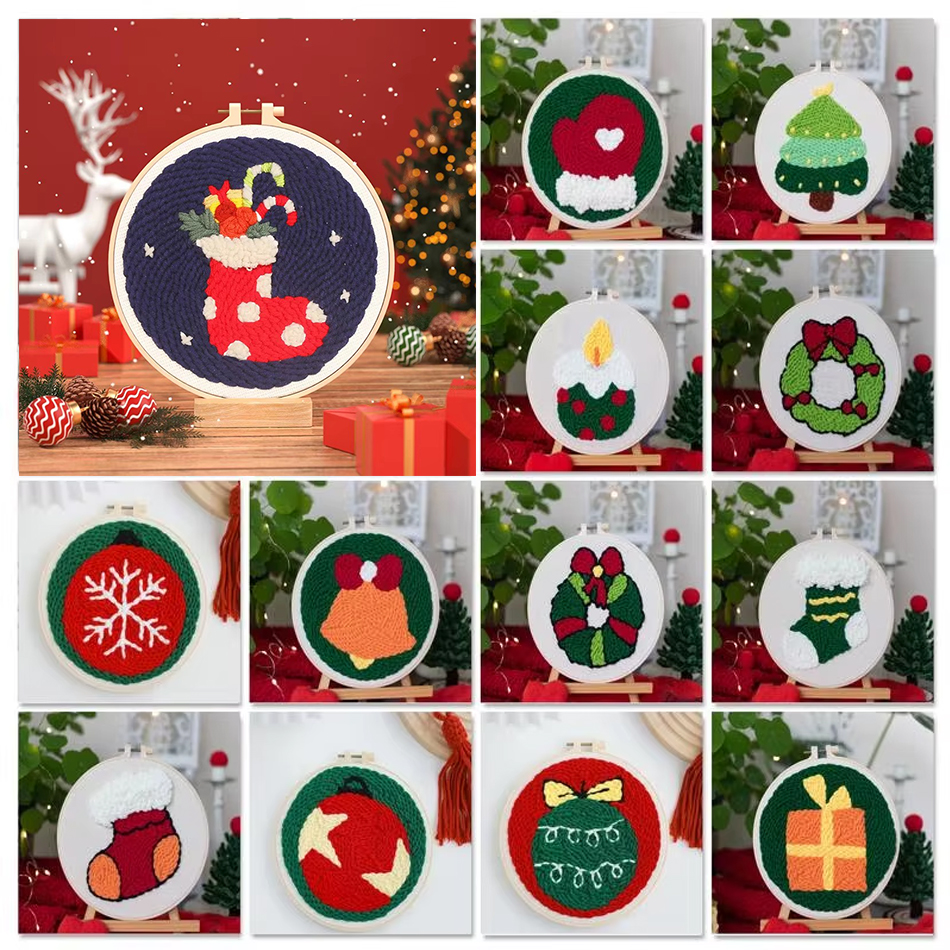 Punch Needle Embroidery Kit St – Embroidery Xmas Decorations recenzja i cena