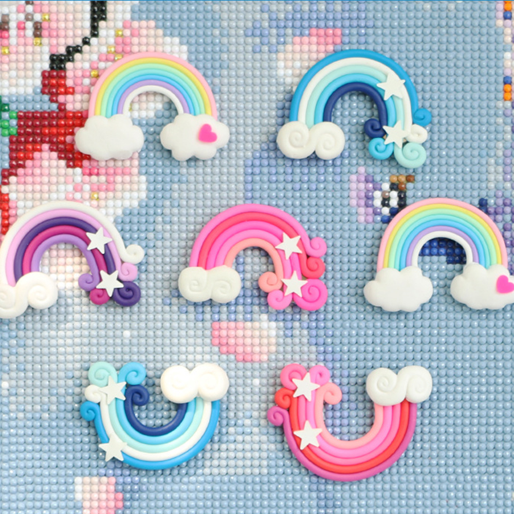 1PC Cute Rainbow Shape Diamond – Embroidery Art recenzja i cena