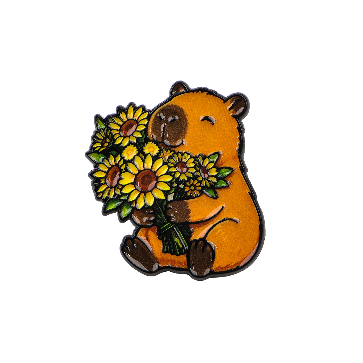 Cute Animal Enamel Pin Cartoon – Embroidery Illustration recenzja i cena