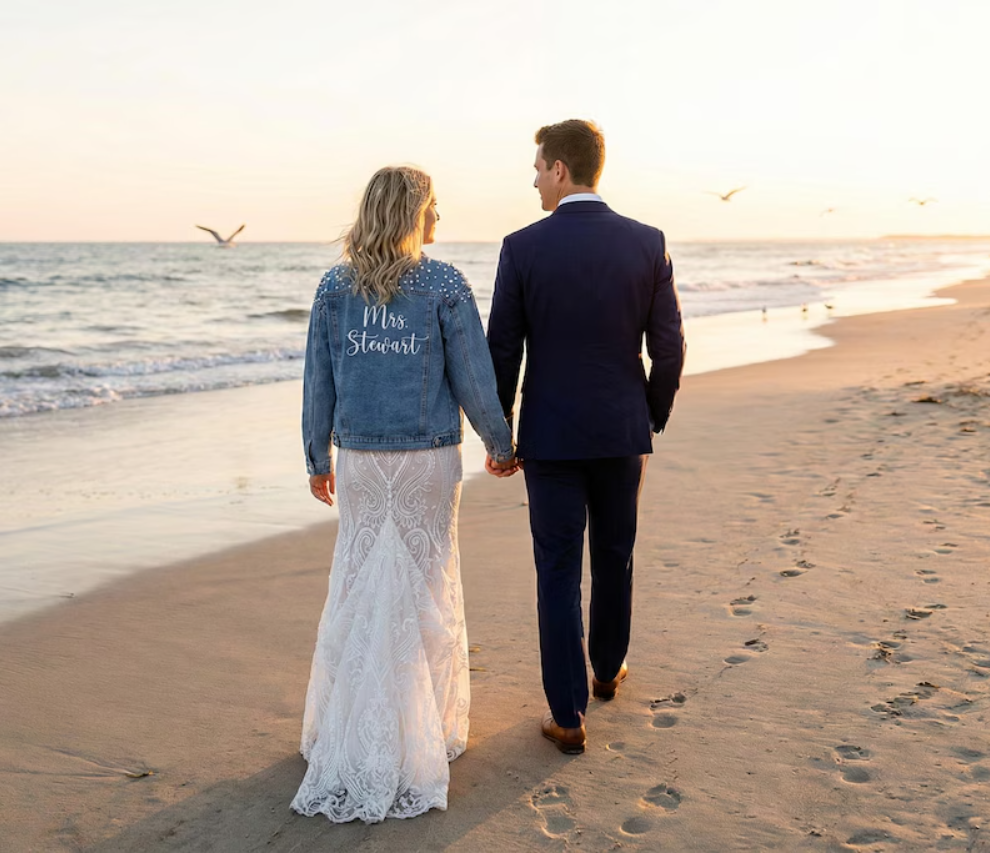 Custom Embroidered Bride Denim – Embroidery Jacket recenzja i cena
