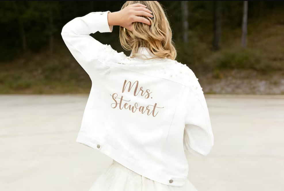 Custom Embroidered Bride Denim – Embroidery Jacket recenzja i cena
