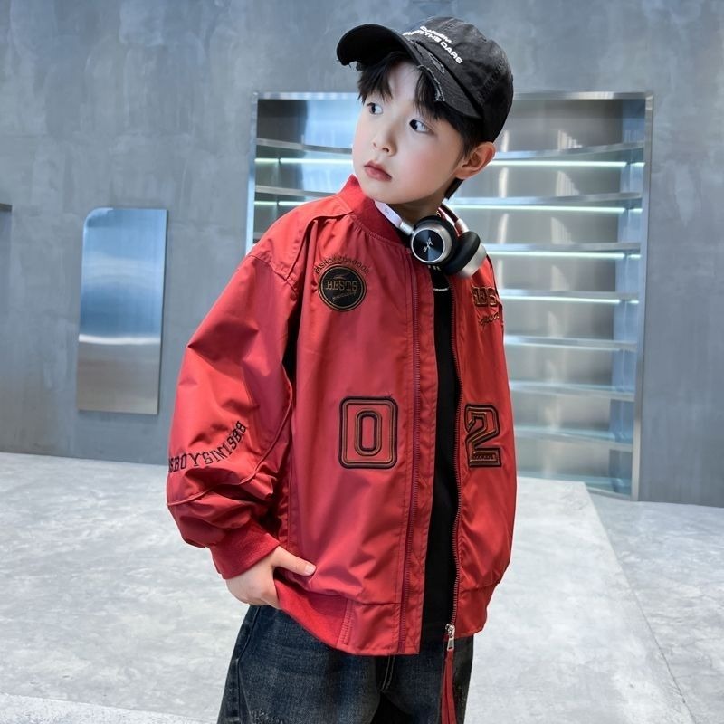 2025 New Boys Baseball Jacket  – Embroidery Jacket recenzja i cena