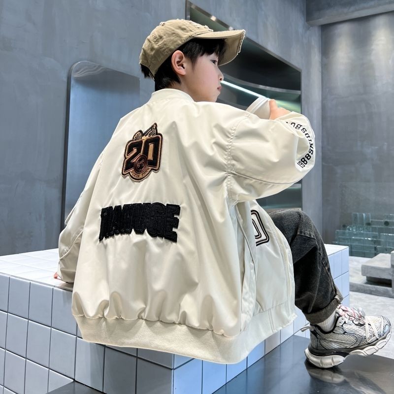 2025 New Boys Baseball Jacket  – Embroidery Jacket recenzja i cena