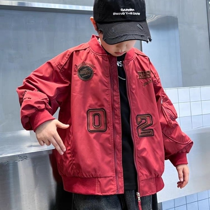 2025 New Boys Baseball Jacket  – Embroidery Jacket recenzja i cena