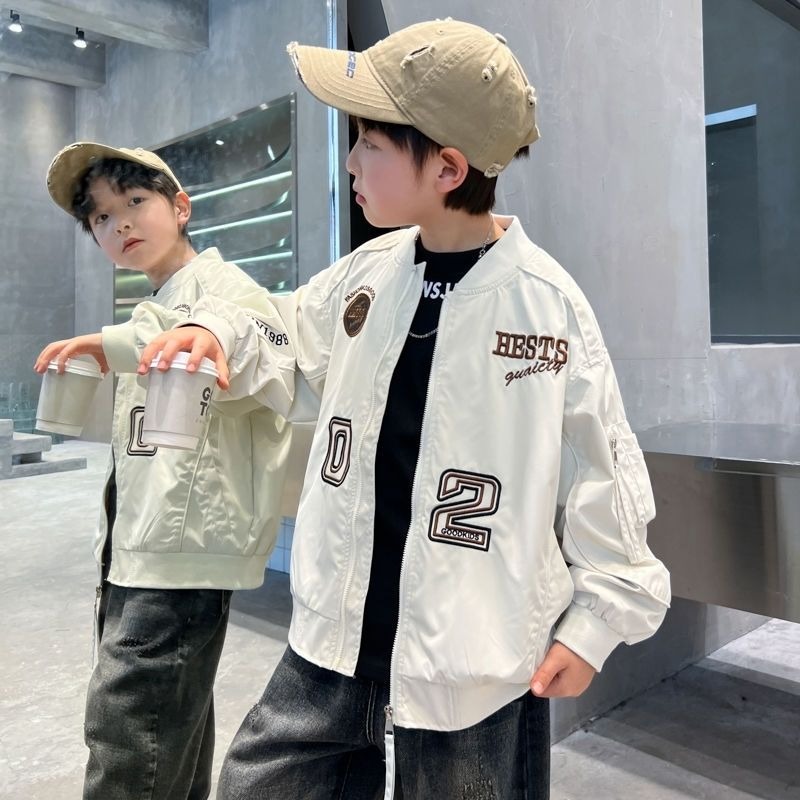 2025 New Boys Baseball Jacket  – Embroidery Jacket recenzja i cena