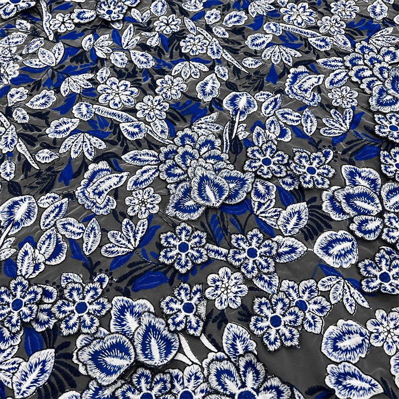 1yard Blue and white porcelain – Embroidery Wedding recenzja i cena