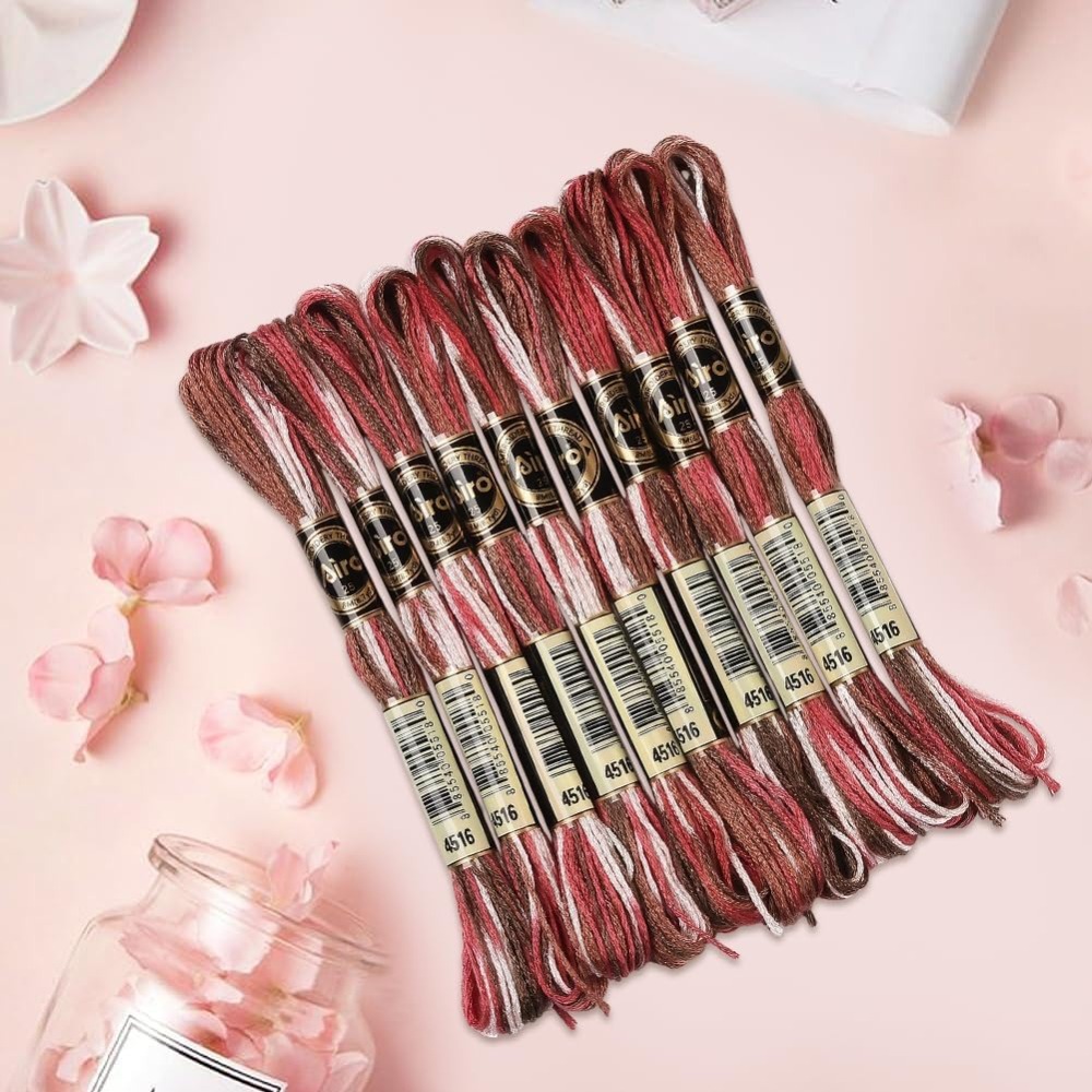 10 Skeins 6 Strands Red Embroi – Embroidery Gradient recenzja i cena