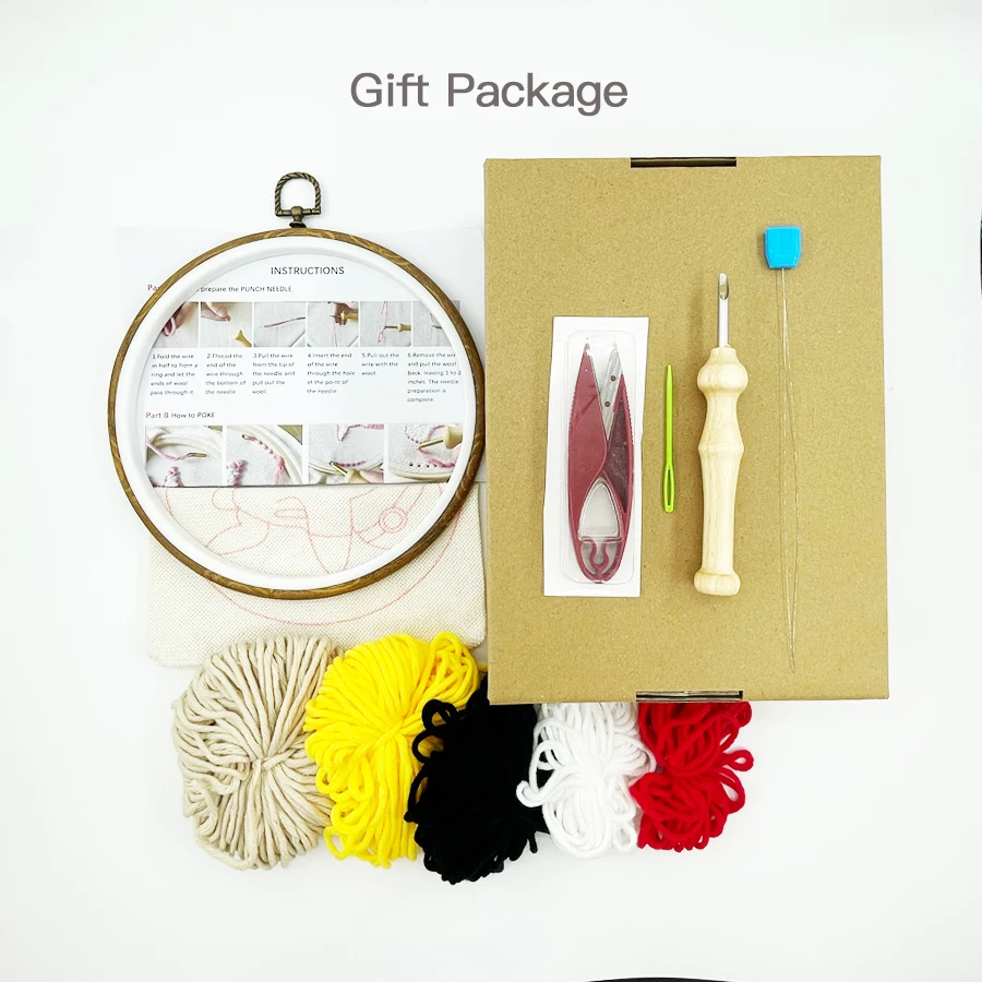 Xmas Punch Needle Embroidery K – Embroidery Xmas Kits recenzja i cena