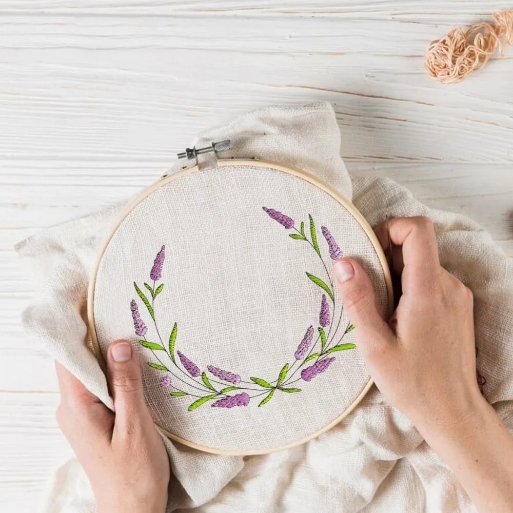 4 Sheets Lavender Flower Butte – Embroidery Sheet recenzja i cena