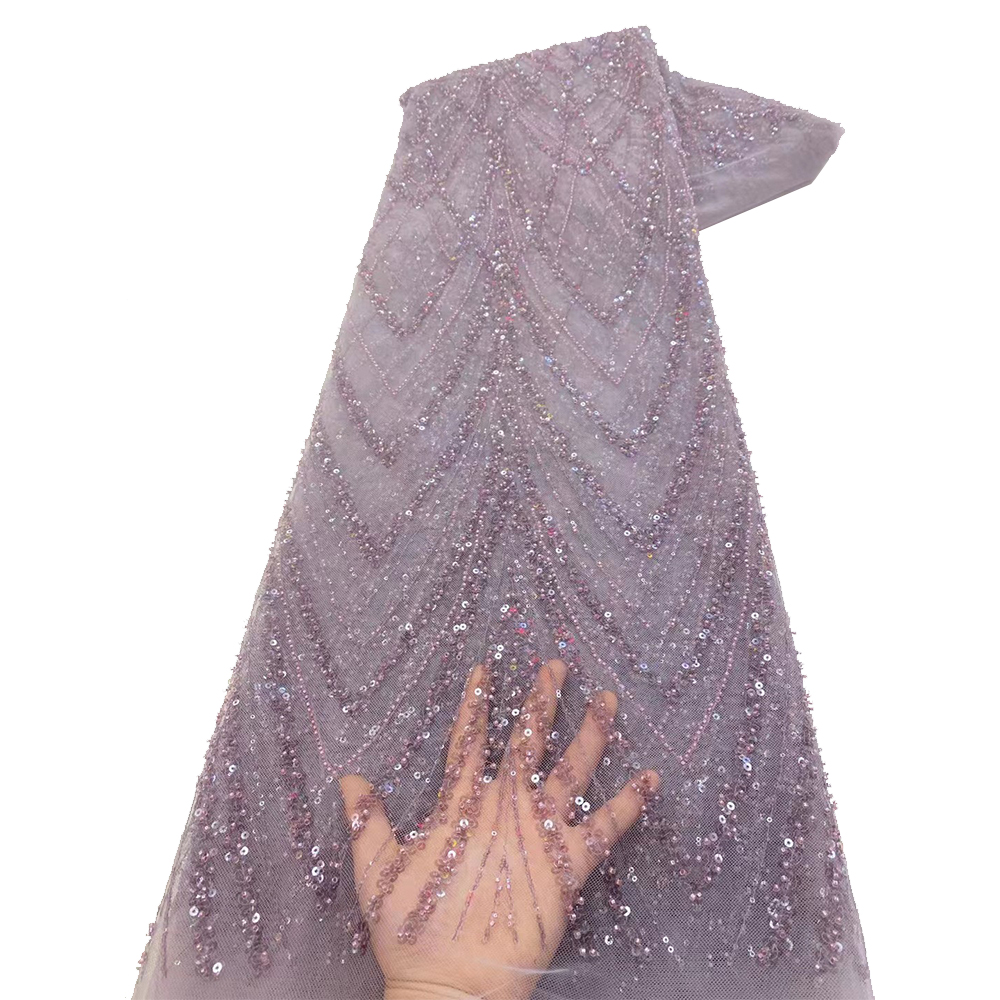 Luxury African Sequins Beaded  – Embroidery Gradient recenzja i cena