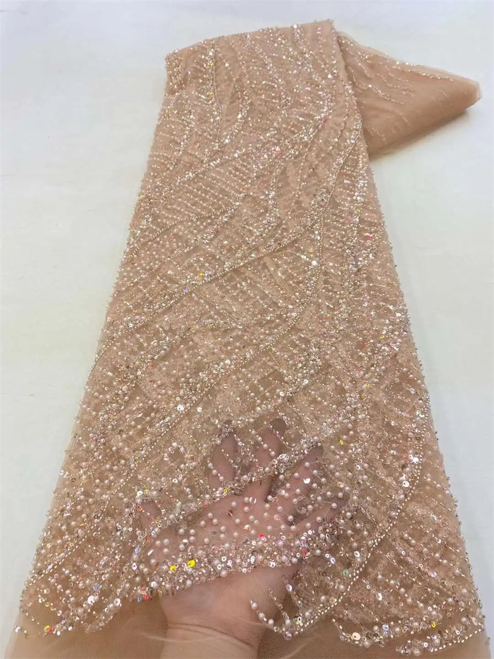 African Sequins Beaded Groom L – Embroidery Gradient recenzja i cena