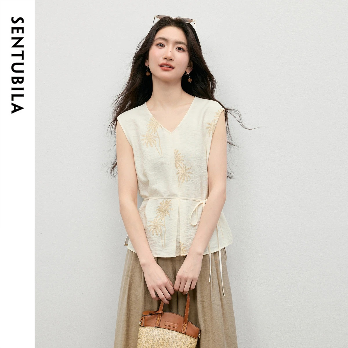 SENTUBILA Women's Sleeveless C – Embroidery Removal recenzja i cena