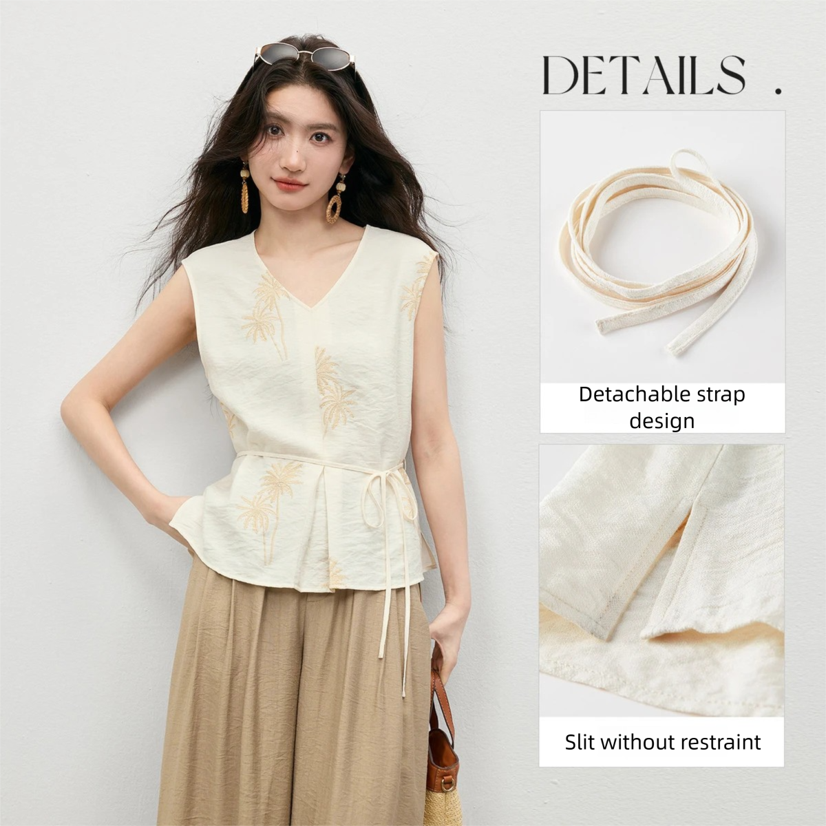SENTUBILA Women's Sleeveless C – Embroidery Removal recenzja i cena