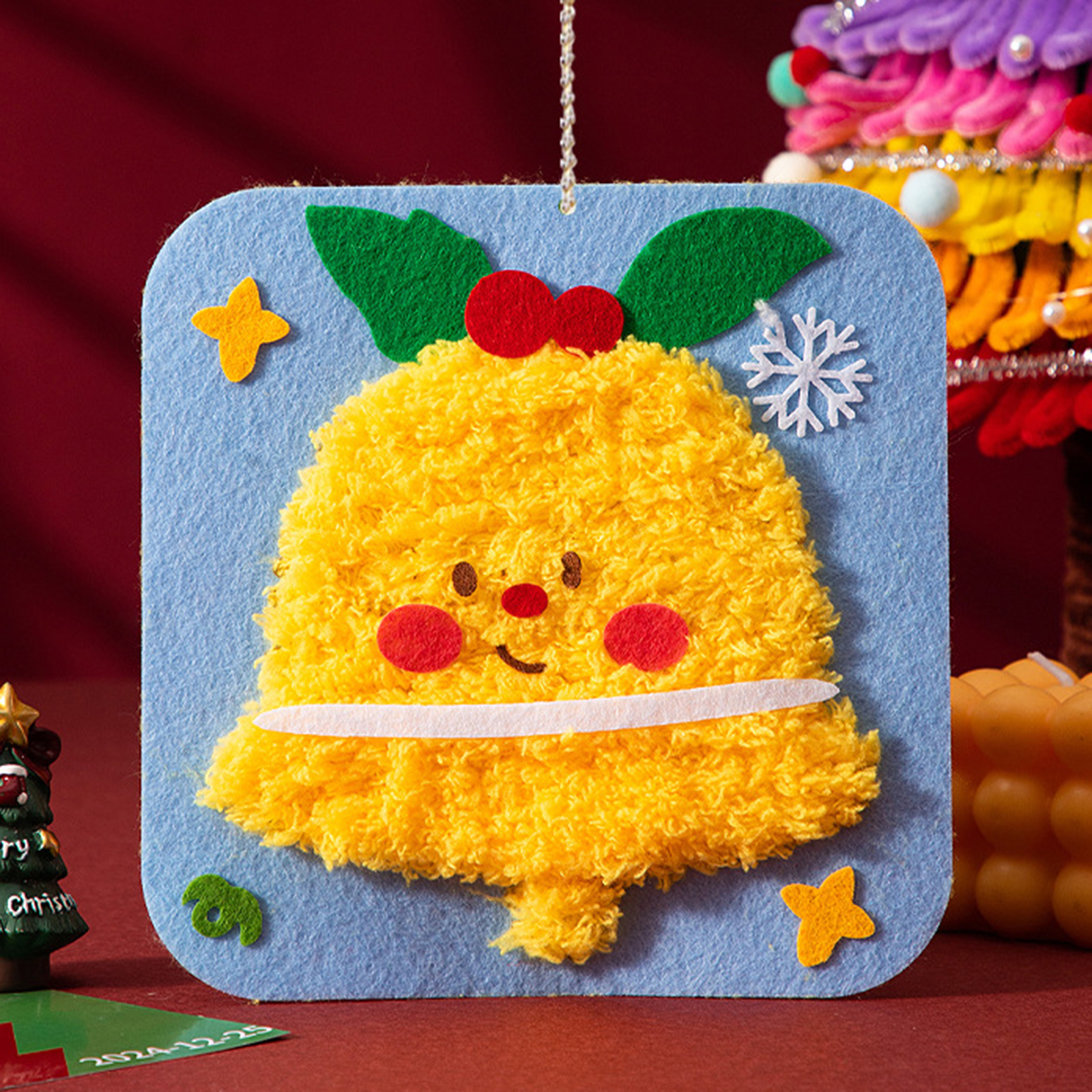 Lovely Animal Embroidery Doll  – Embroidery Xmas Decorations recenzja i cena
