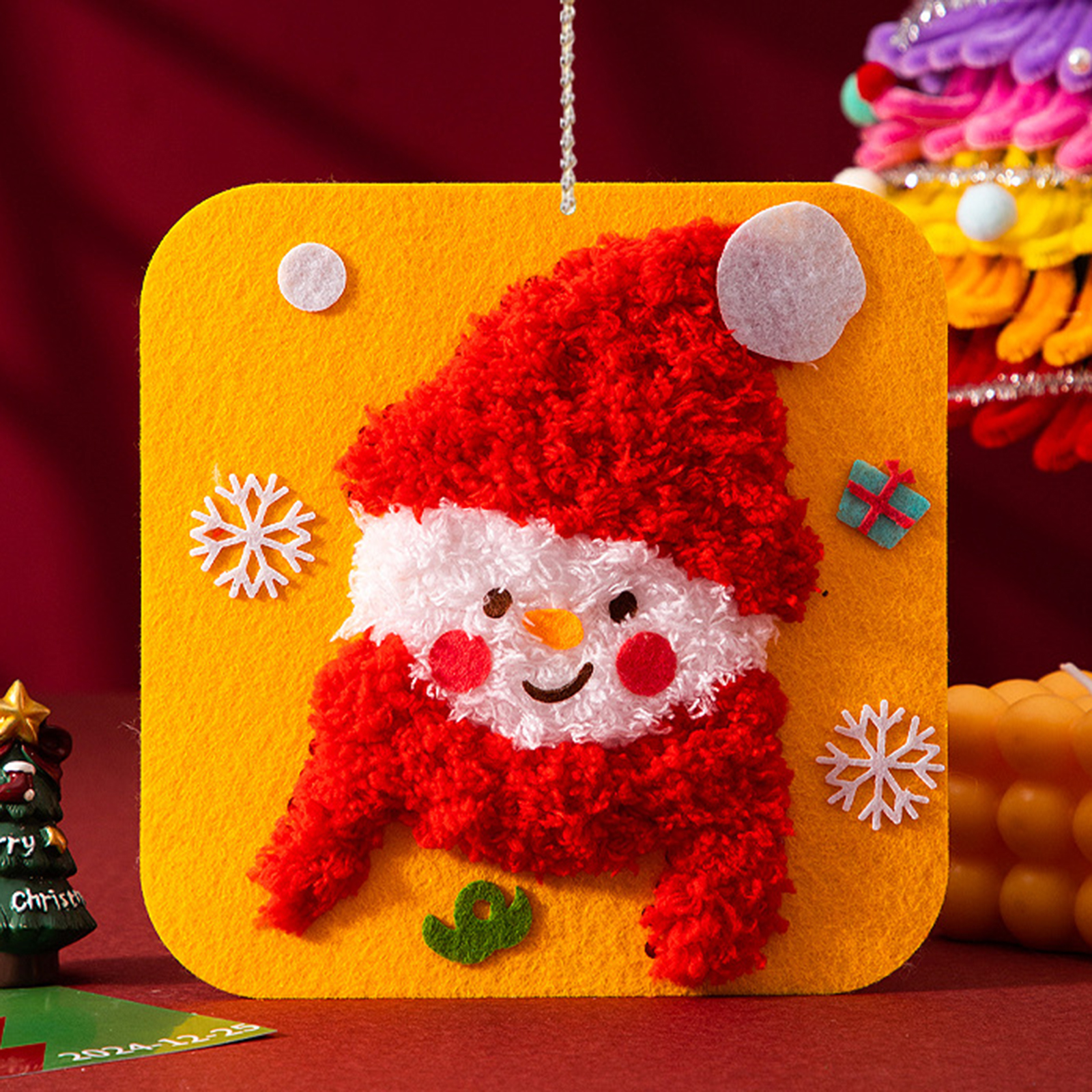 Lovely Animal Embroidery Doll  – Embroidery Xmas Decorations recenzja i cena