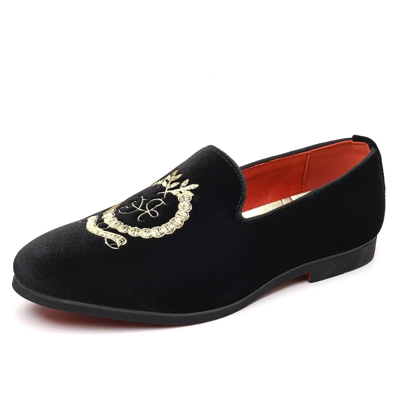 Luxury Designer Loafers Suede  – Embroidery Wedding recenzja i cena