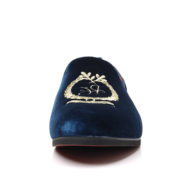 Luxury Designer Loafers Suede  – Embroidery Wedding recenzja i cena
