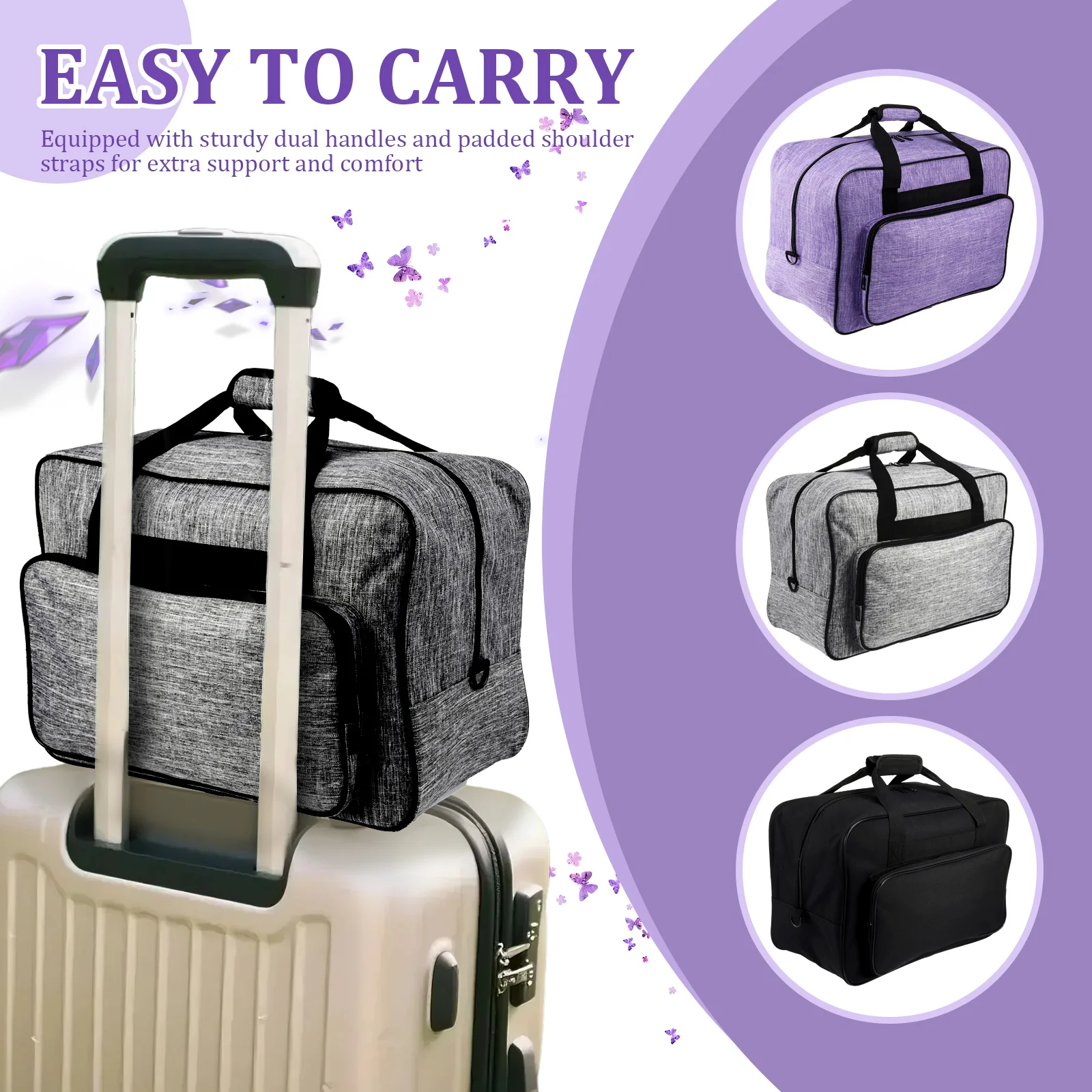 Sewing Machine Carrying Case w – Embroidery Removal recenzja i cena