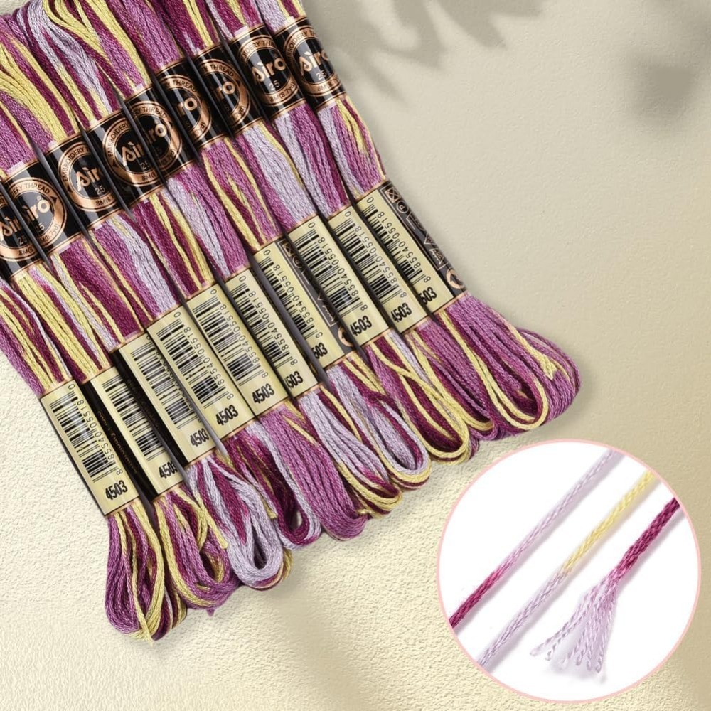 6 Strands Purple Variegated Em – Embroidery Gradient recenzja i cena