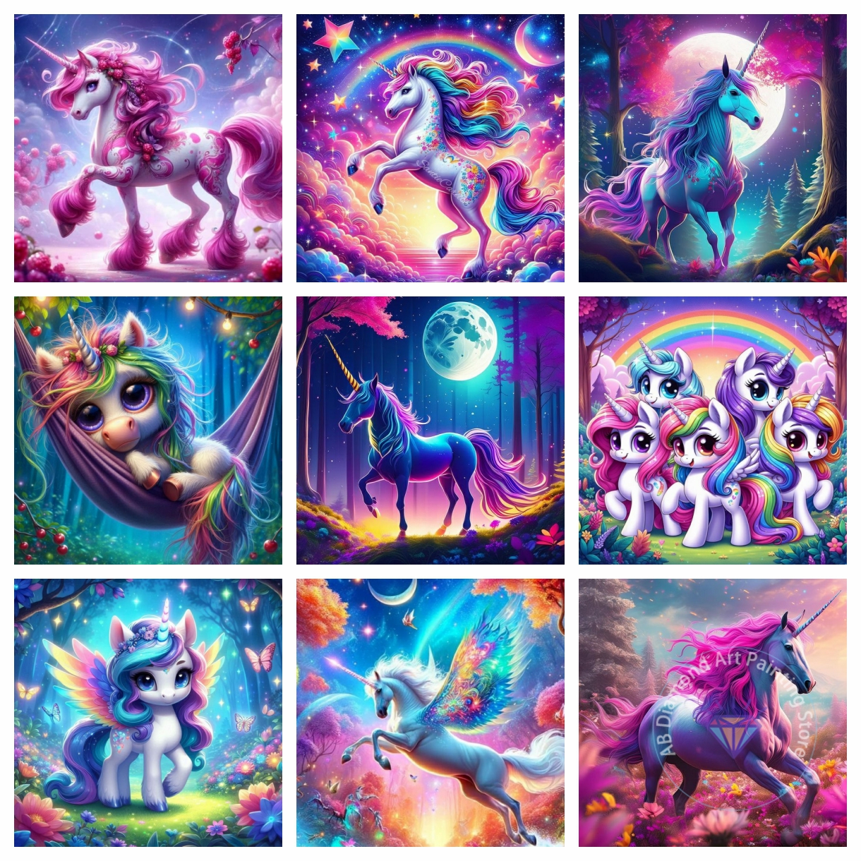Fantasy cute unicorn Diamond P – Embroidery Unicorn recenzja i cena