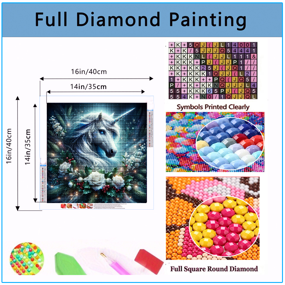 5D DIY Diamond Painting 2026 B – Embroidery Unicorn recenzja i cena