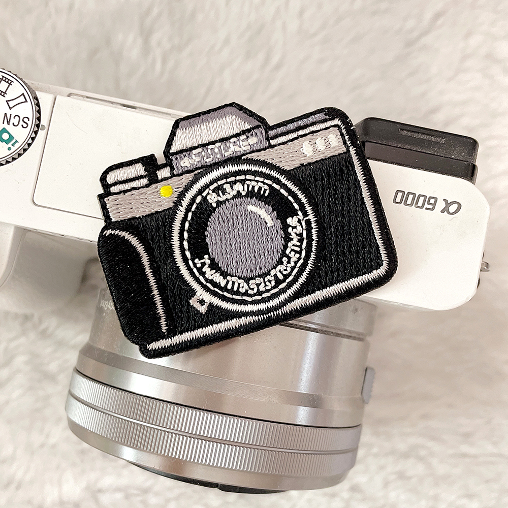 1 Piece Black Camera Embroider – Embroidery Fonts recenzja i cena