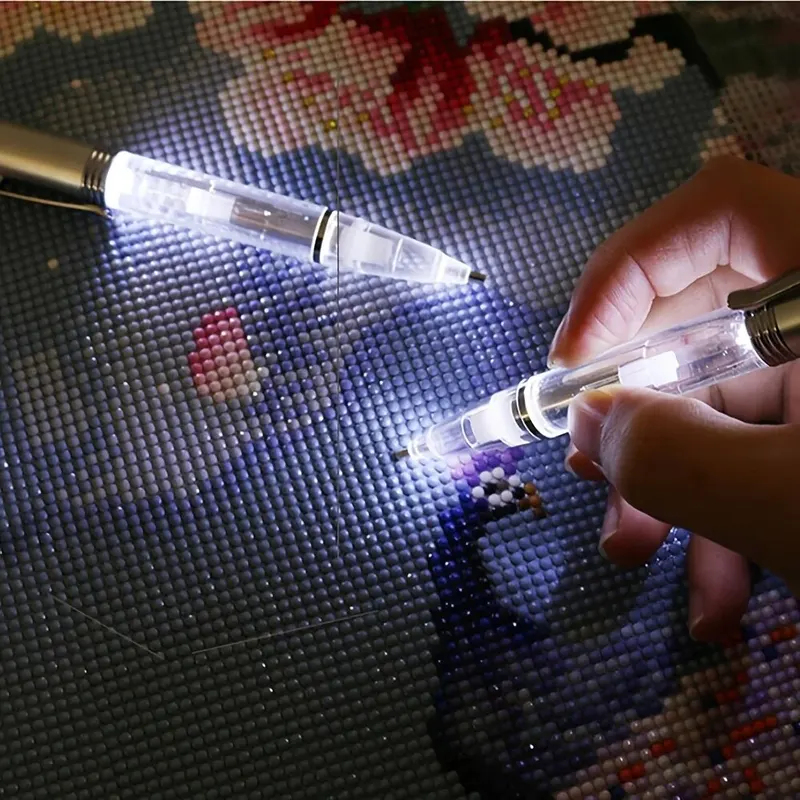 LED Light Diamond Painting Pen – Embroidery Art recenzja i cena