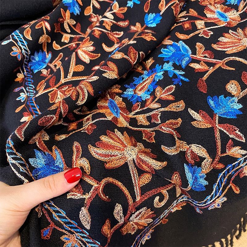 New Luxury Design Winter Embro – Embroidery Pashmina recenzja i cena