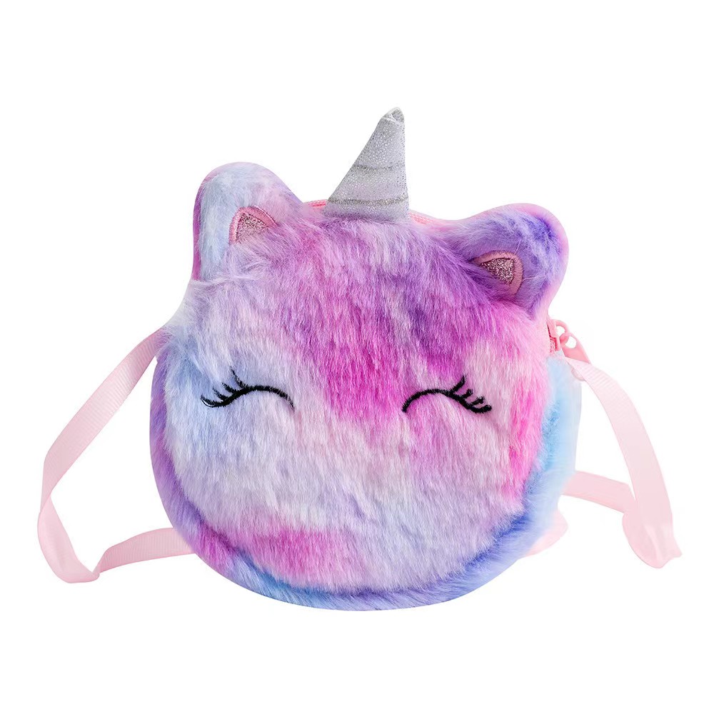 Kids Fashion Plush Shoulder Ba – Embroidery Unicorn recenzja i cena