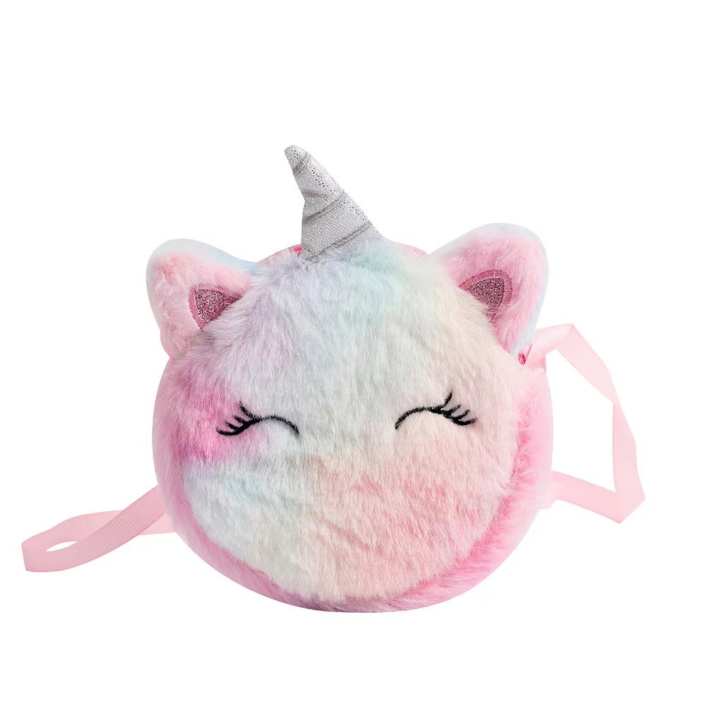 Kids Fashion Plush Shoulder Ba – Embroidery Unicorn recenzja i cena