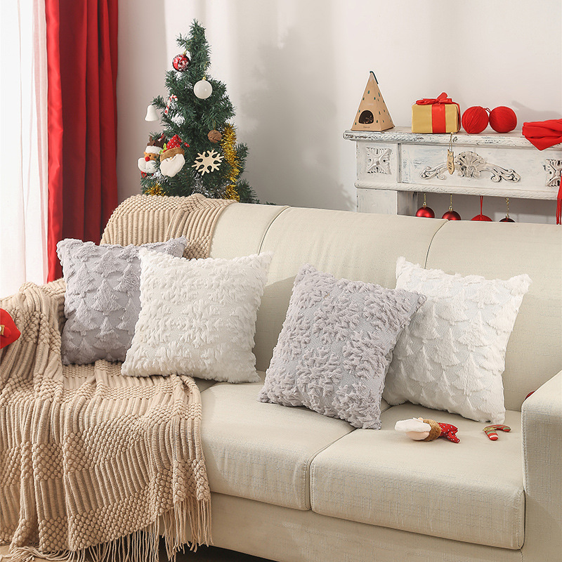 45x45cm Christmas Snowflake Em – Embroidery Xmas Decorations recenzja i cena