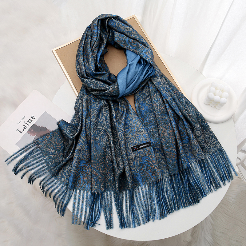 Luxury Paisley Pashmina Shawl  – Embroidery Pashmina recenzja i cena