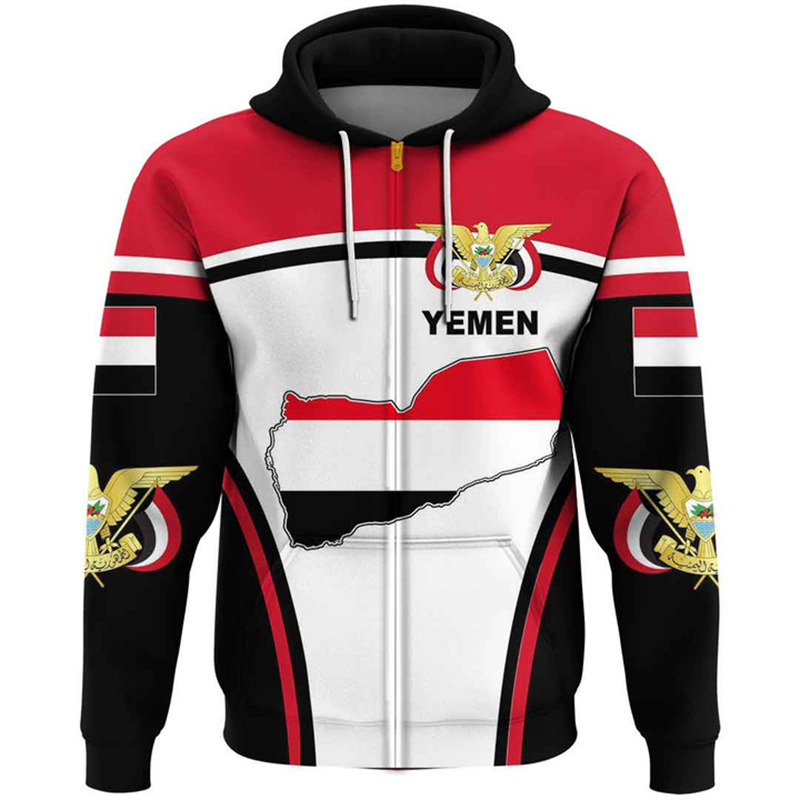 Vintage Men's Hoodie Yemen Fla – Embroidery Legacy recenzja i cena