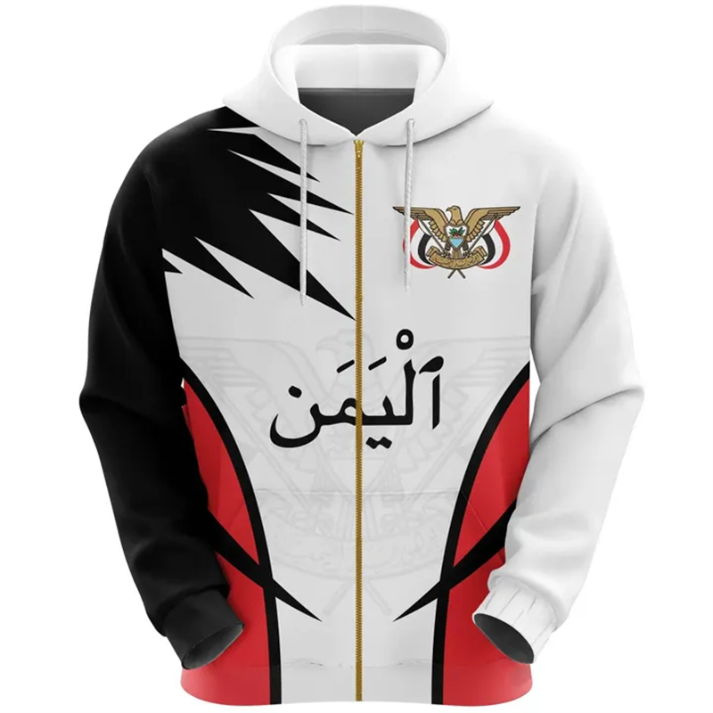 Vintage Men's Hoodie Yemen Fla – Embroidery Legacy recenzja i cena