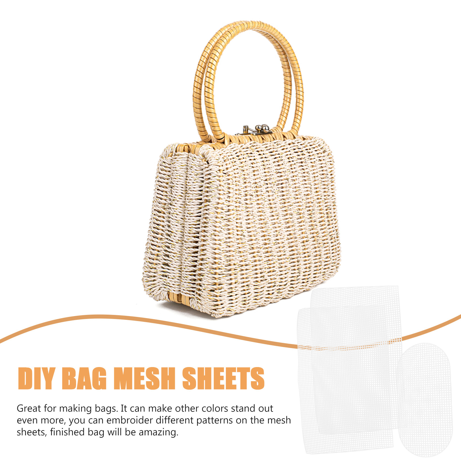 1Set Bucket Bag Material Plast – Embroidery Sheet recenzja i cena