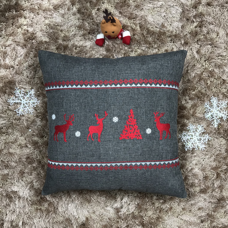 Christmas Embroidery Cushion C – Embroidery Xmas Decorations recenzja i cena