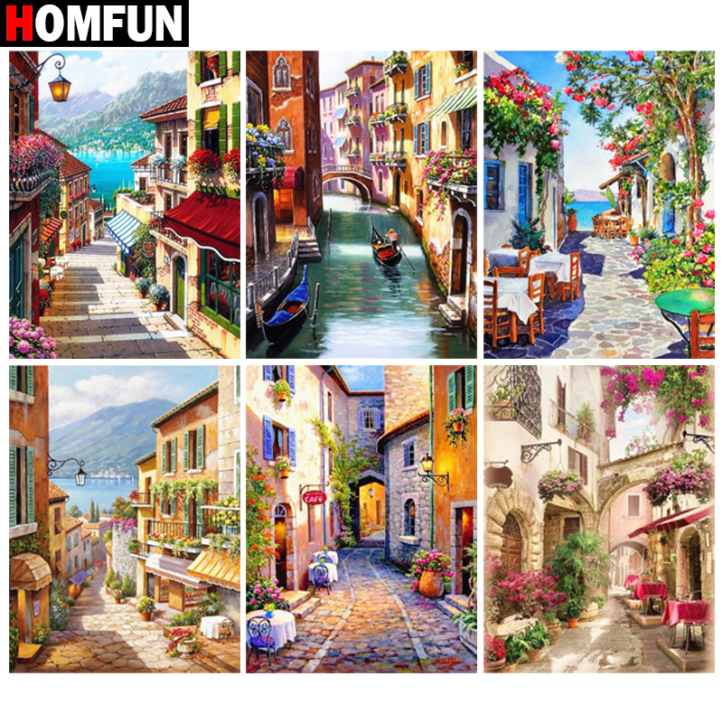 HOMFUN Full Diamond Embroidery – Embroidery Roll Pattern recenzja i cena