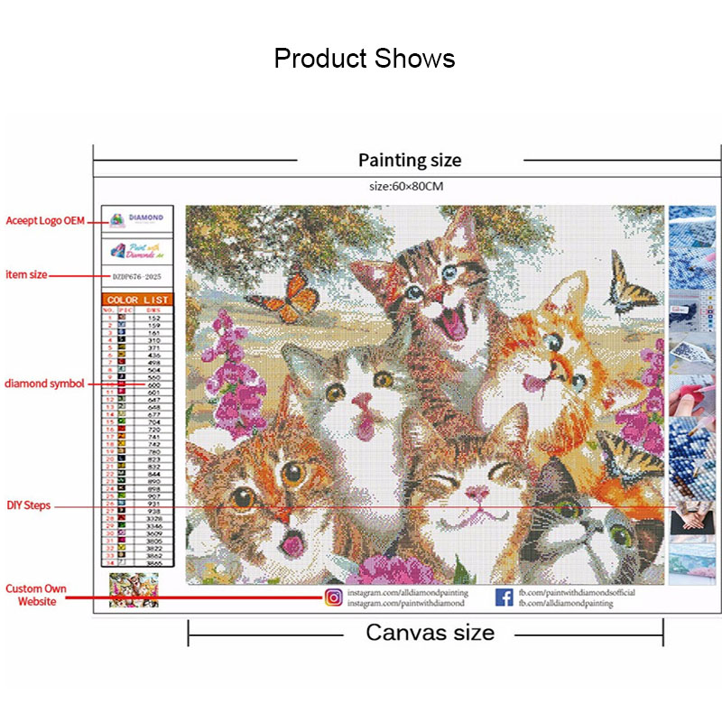 CHENISTORY 5D DIY Diamond Pain – Embroidery Roll Pattern recenzja i cena