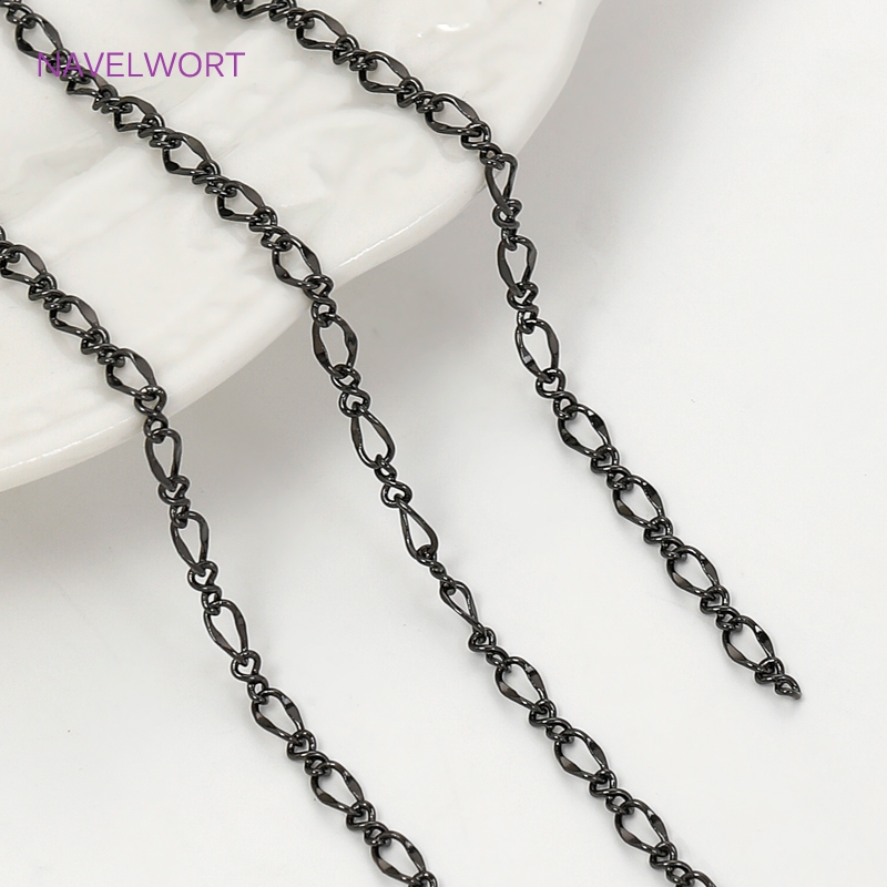 Black Color Oval Thin Chains F – Embroidery Art recenzja i cena