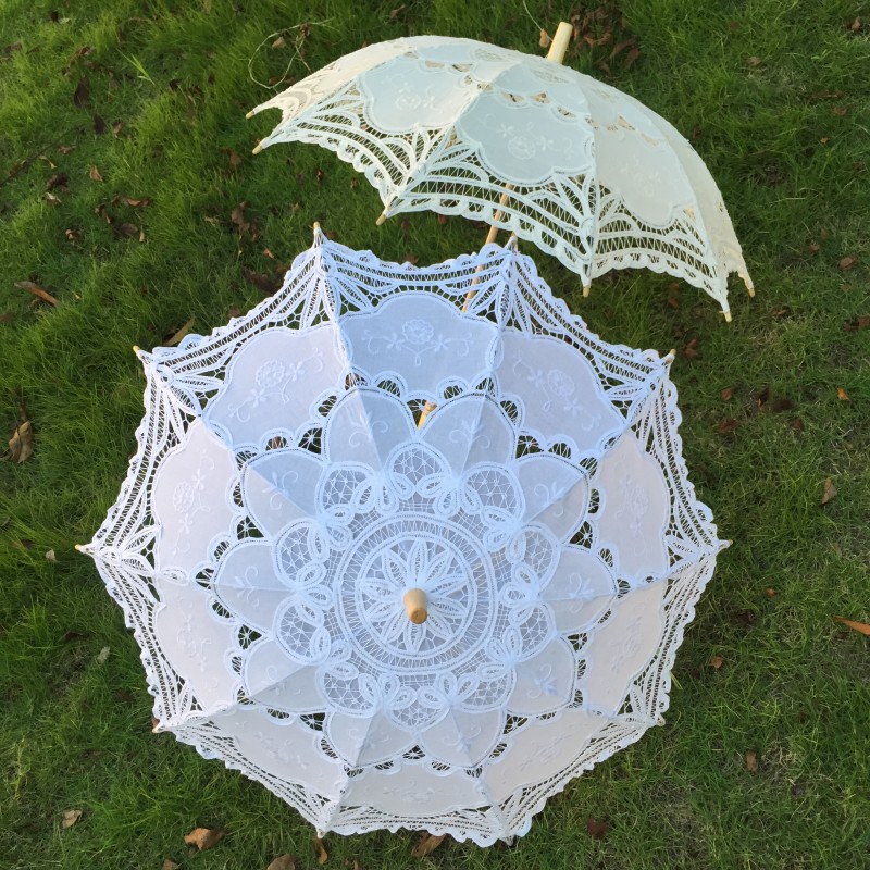 New Vintage Lace Umbrella Hand – Embroidery Wedding recenzja i cena